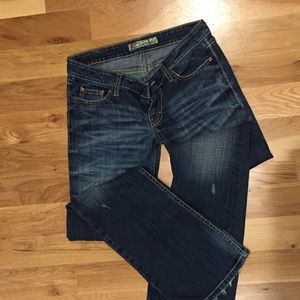 Buckle Bootcut Jeans